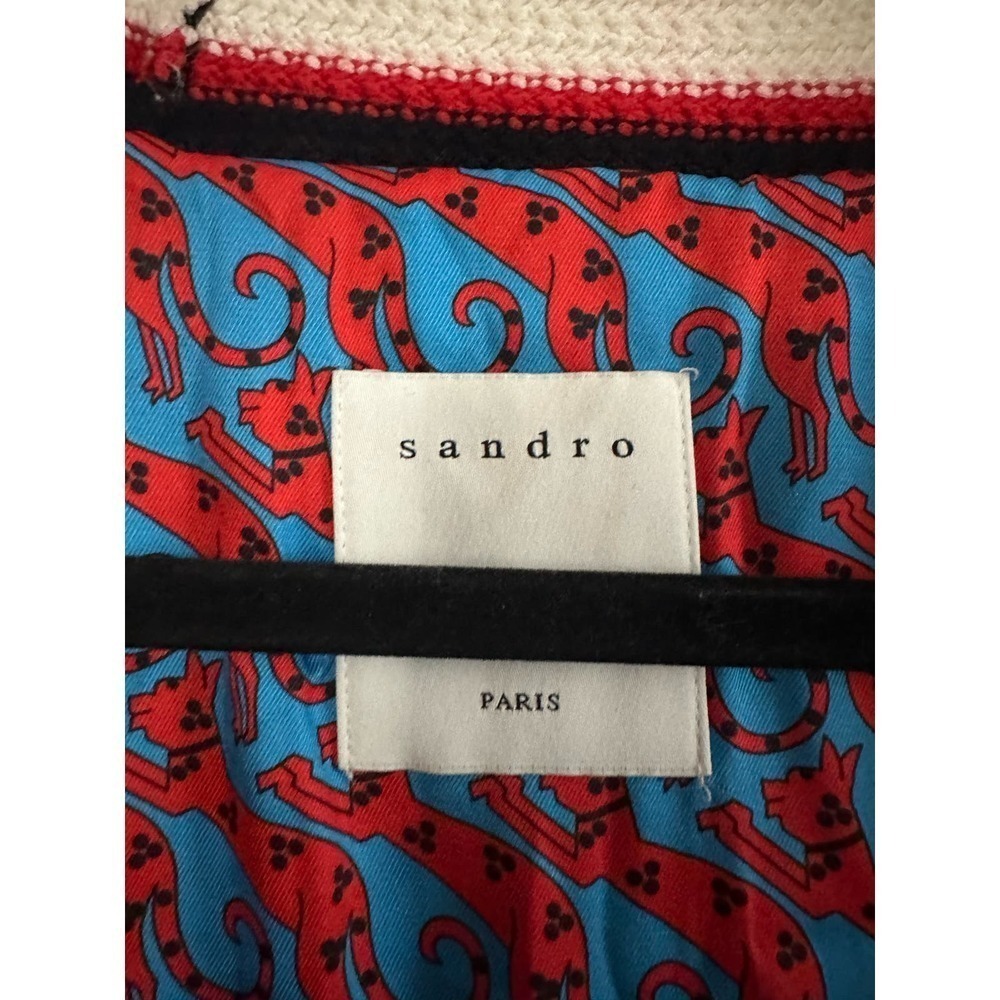 Sandro Paris Catene Knitted Lined Cardigan - Sz 1 (Small) - Picture 4 of 9